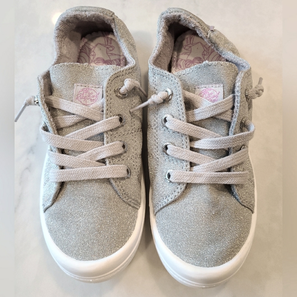 Roxy Kids Girl's Disney Bayshore III, Silver, size 2 (Little Kid)